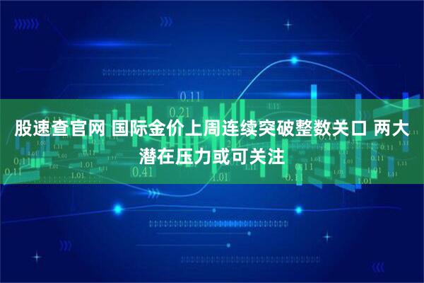 股速查官网 国际金价上周连续突破整数关口 两大潜在压力或可关注